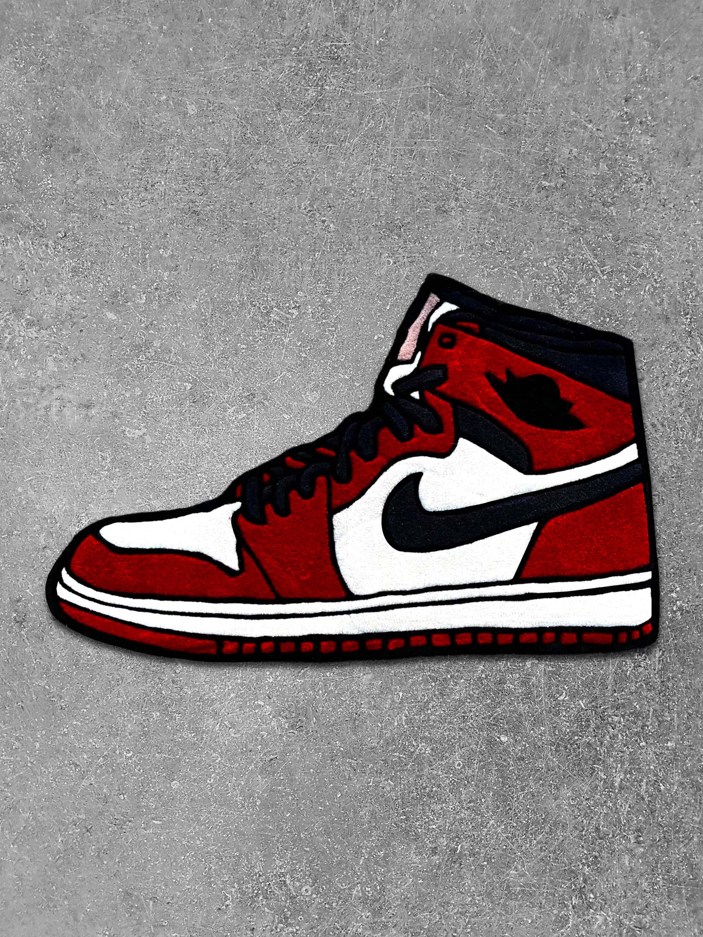 AJ1 Chicago Sneakers Custom Rug by Tuftplace