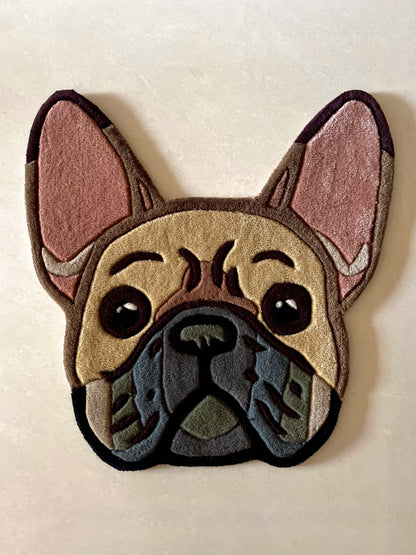 Doggo Frenchie Rug by Tuftplace