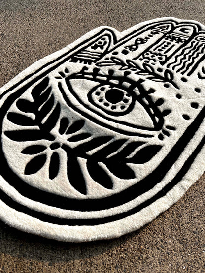 Hamsa Custom Rug by Tuftplace