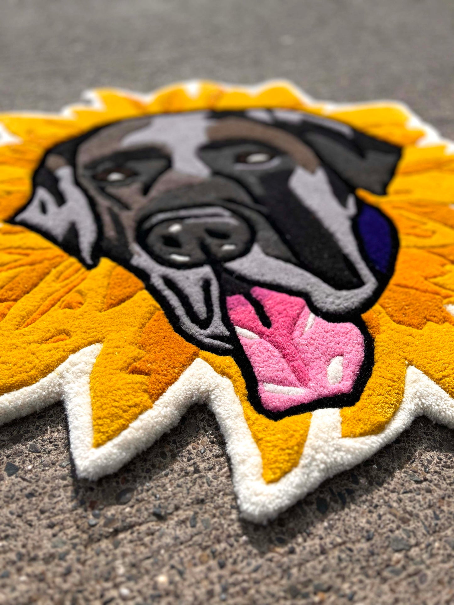 Who's a Good Boy Custom Dog Rug by Tuftplace