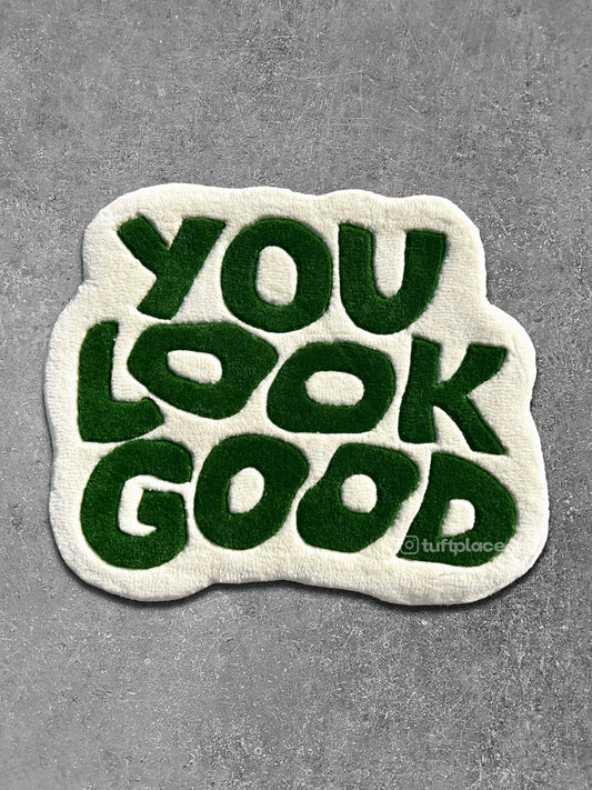 (SALE) You Look Good Custom Rug by Tuftplace