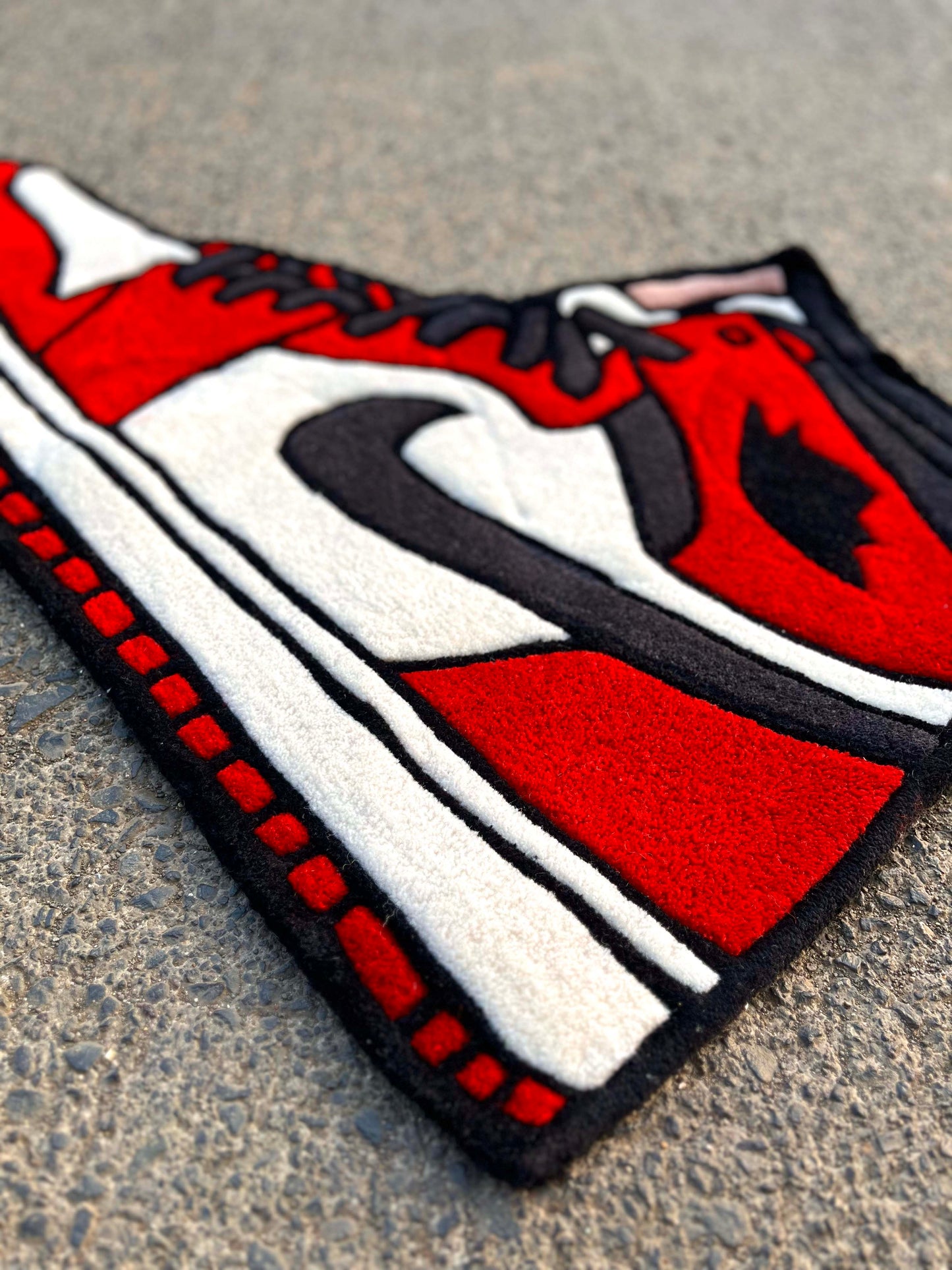 AJ1 Chicago Sneakers Custom Rug by Tuftplace