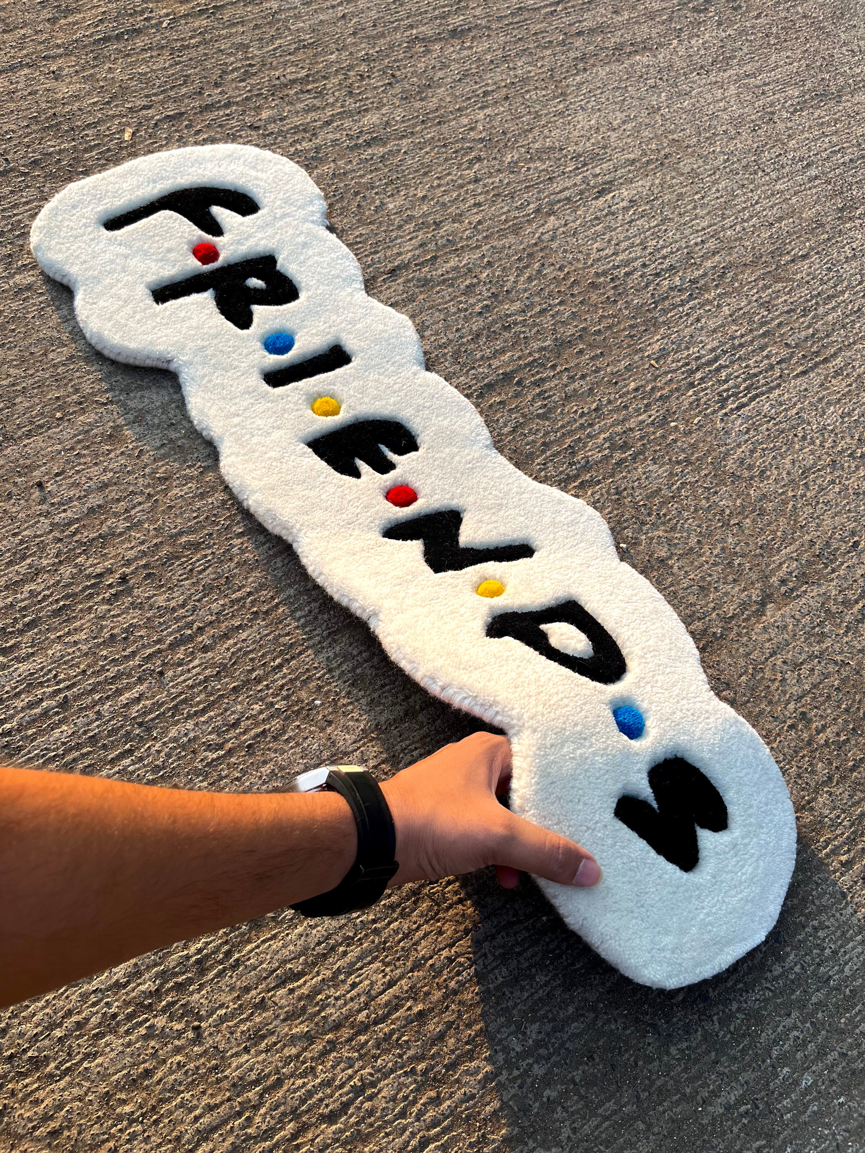 Friends Rug On Set Friends Custom Rug by Tuftplace – Tuftplace India