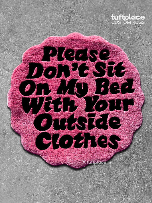 Disclaimer Custom Rug by Tuftplace