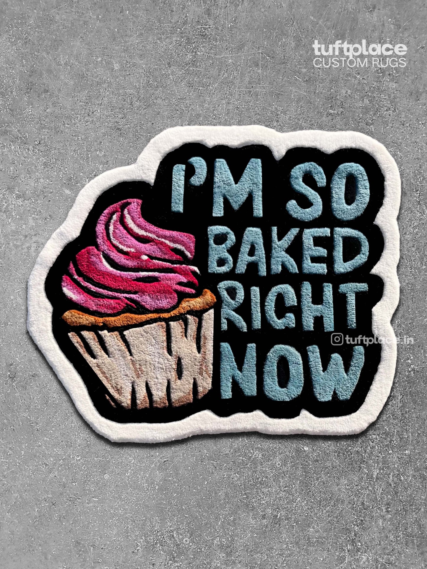 I'm So Baked Custom Rug by Tuftplace