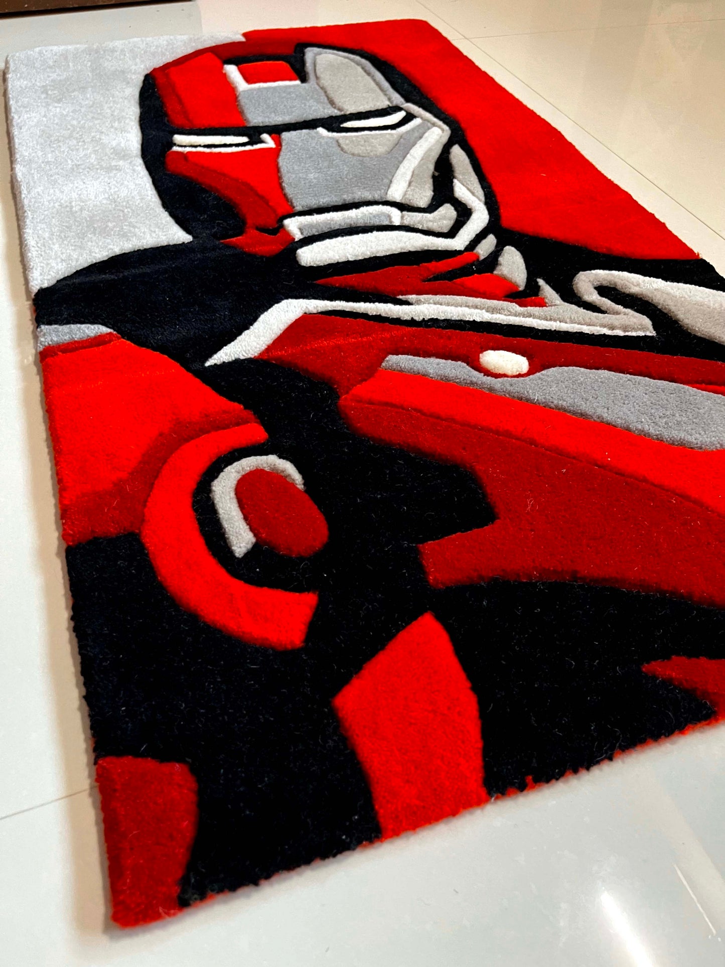 Love You 3000 Superhero Custom Rug by Tuftplace