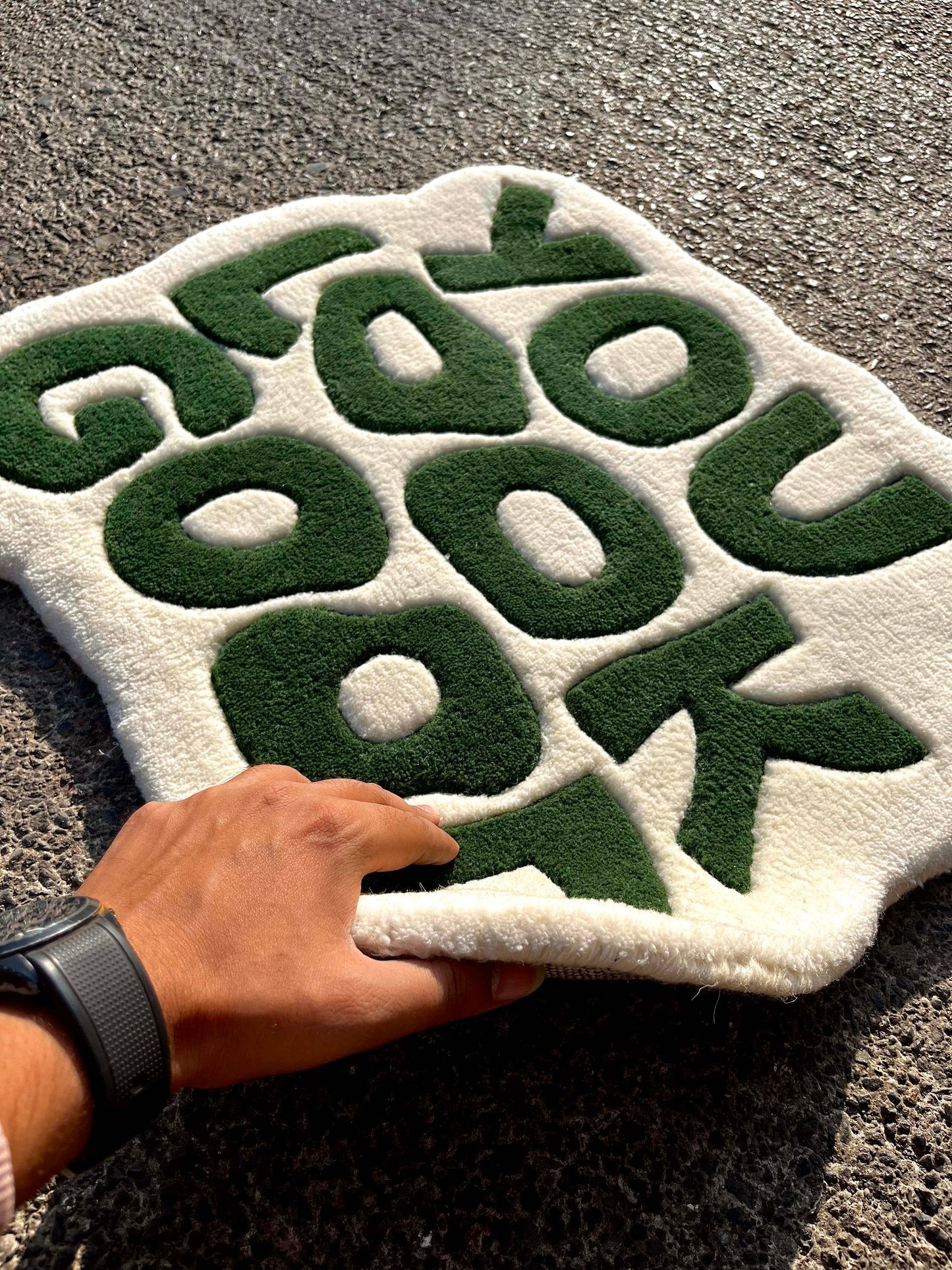 (SALE) You Look Good Custom Rug by Tuftplace