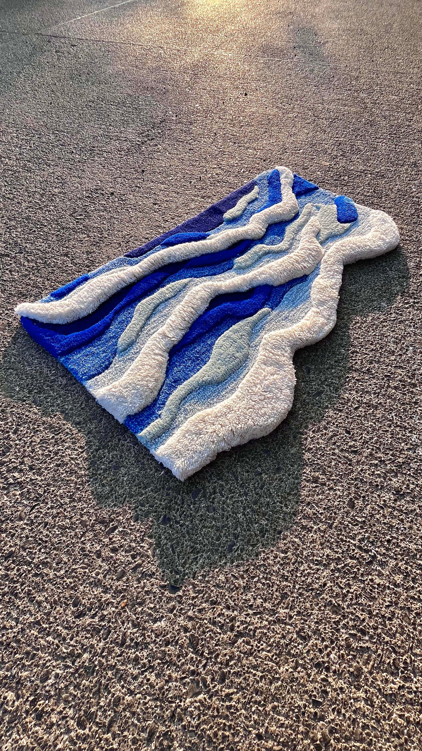 Ocean Waves Custom Rug by Tuftplace