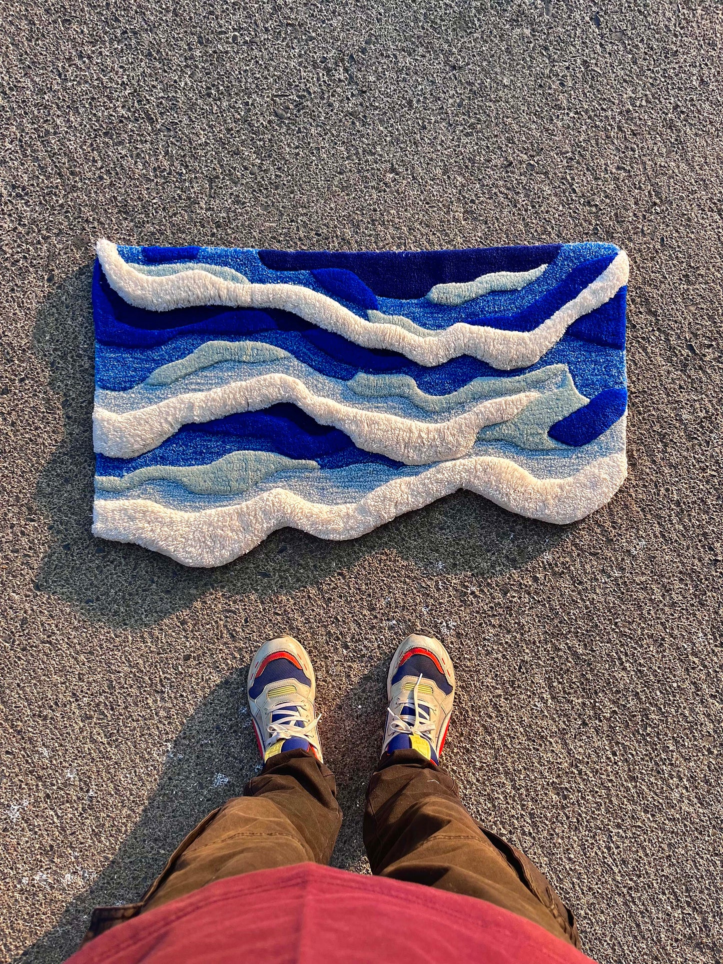 Ocean Waves Custom Rug by Tuftplace