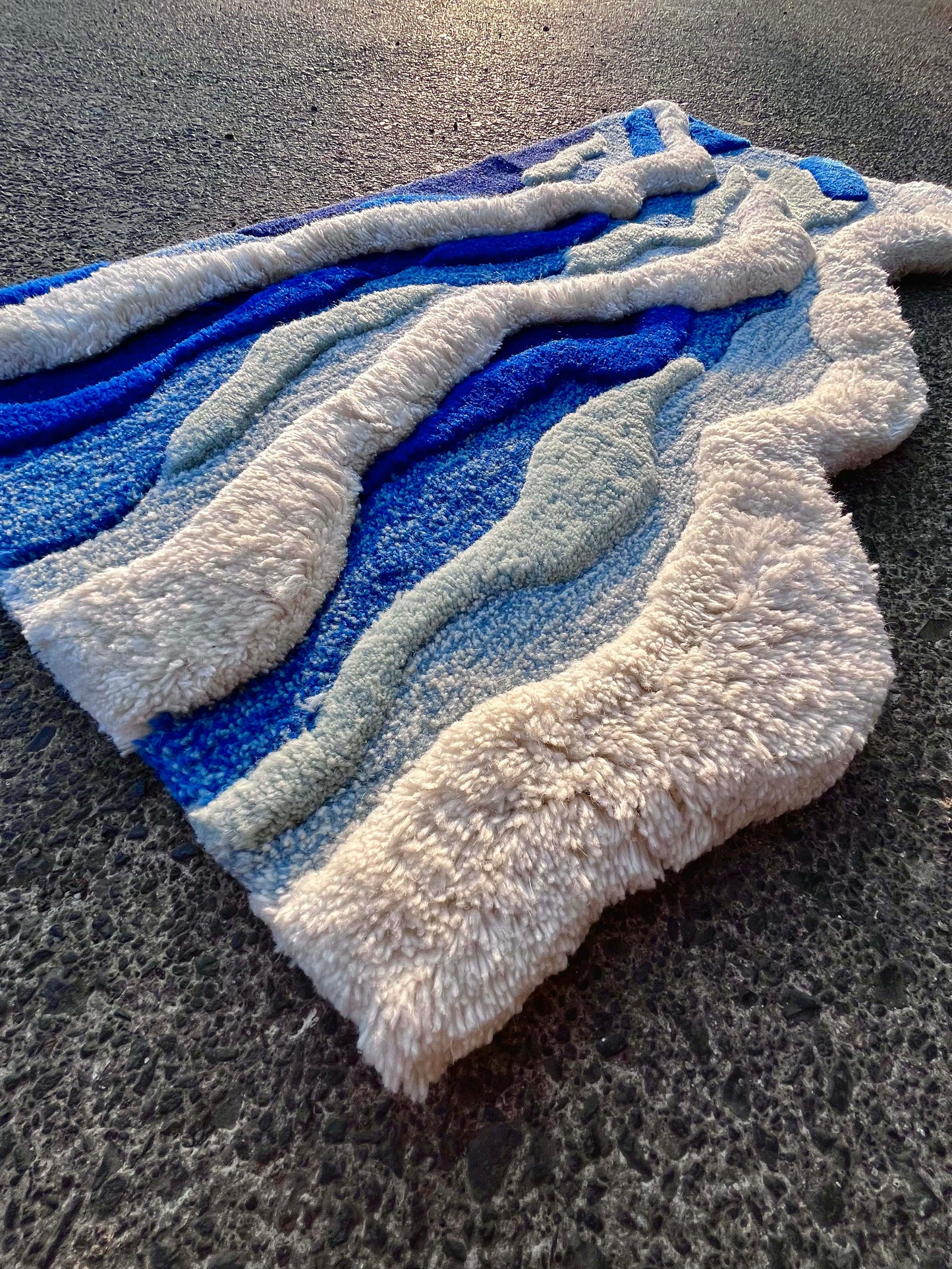 Ocean Waves Custom Rug by Tuftplace