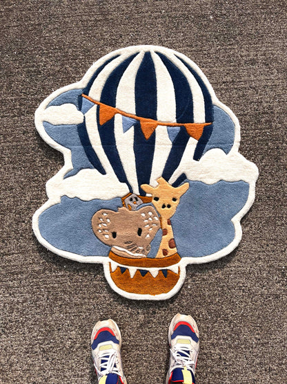 Hot Air Balloon Custom Rug by Tuftplace