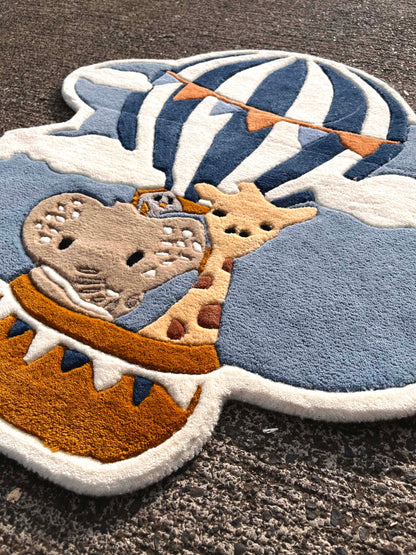 Hot Air Balloon Custom Rug by Tuftplace