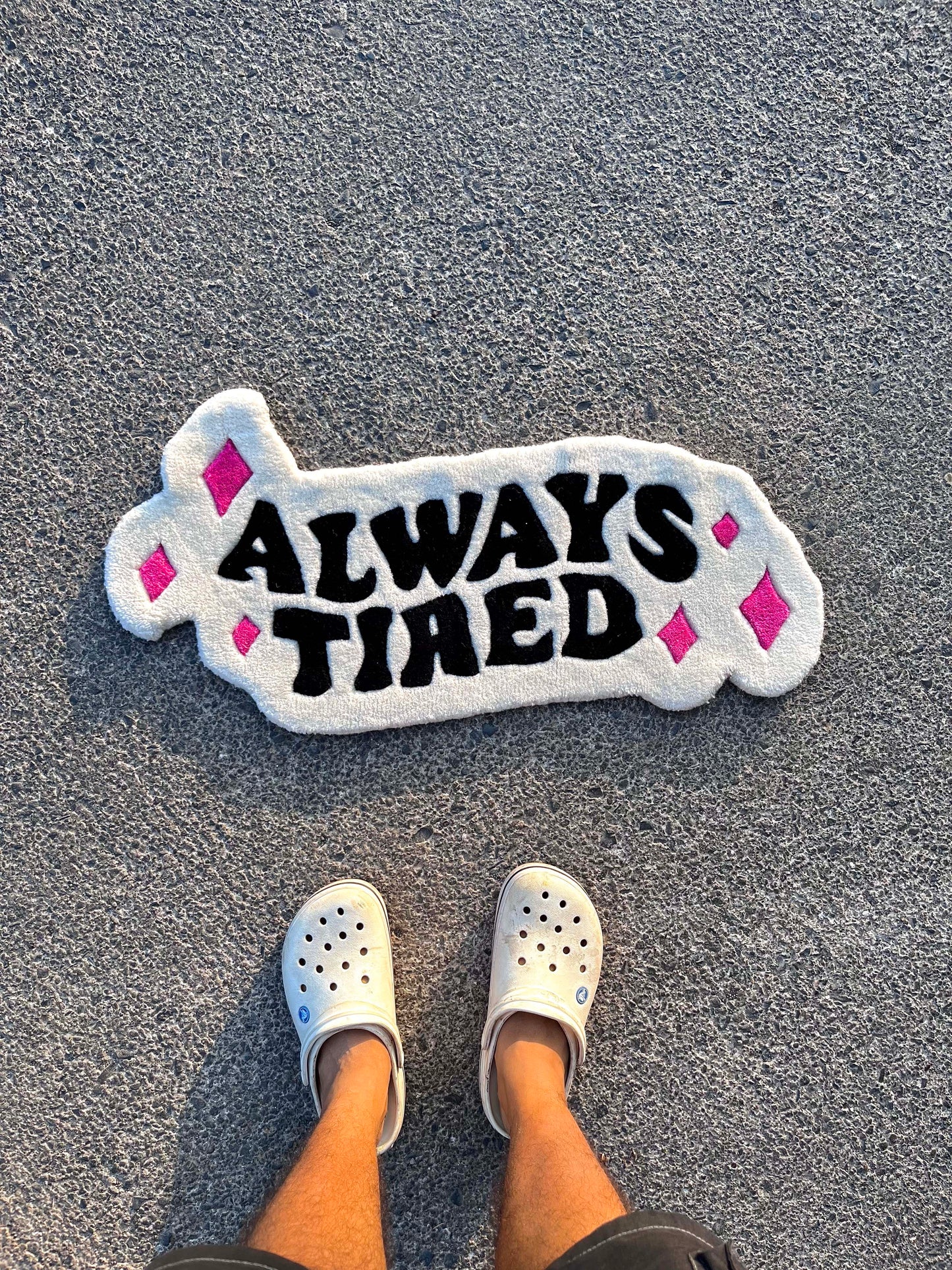 Always Tired Custom Rug by Tuftplace