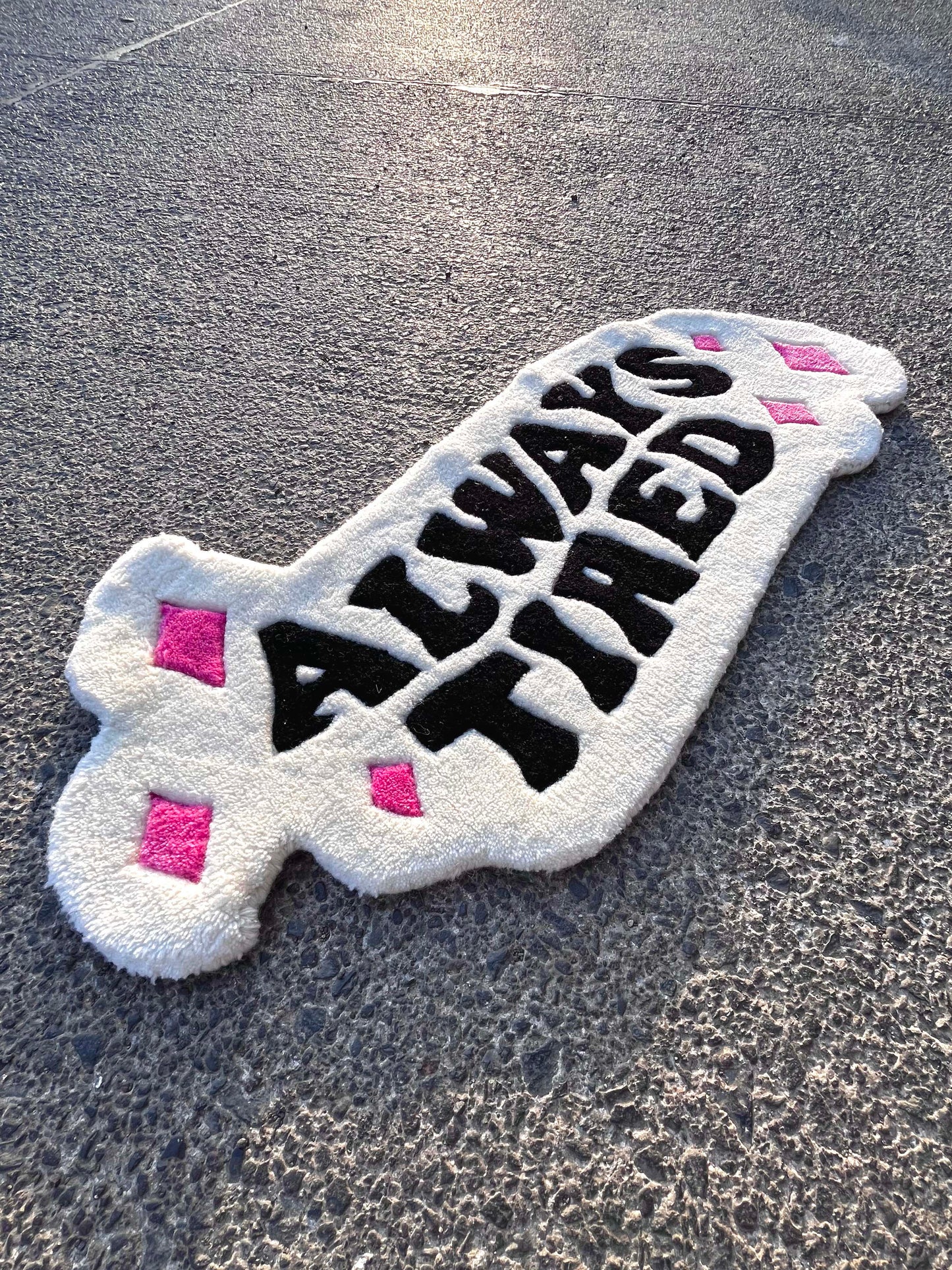 Always Tired Custom Rug by Tuftplace