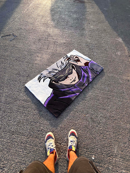 Gojo Anime Custom Rug by Tuftplace