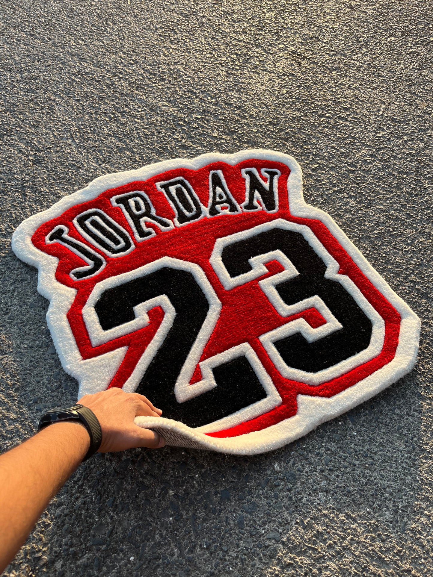 Jordan 23 Custom Rug by Tuftplace