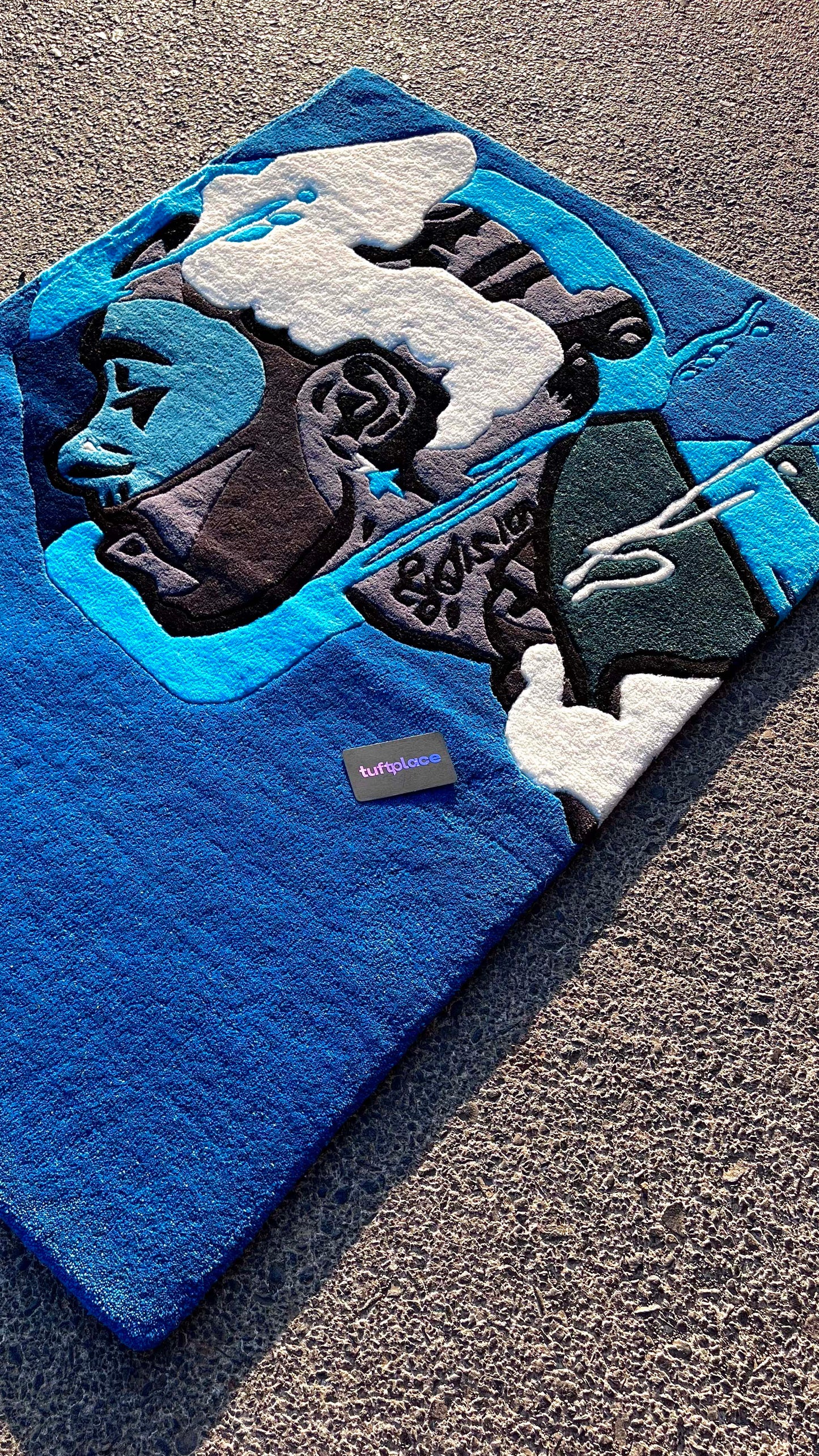 Lewis Hamilton Custom Rug by Tuftplace