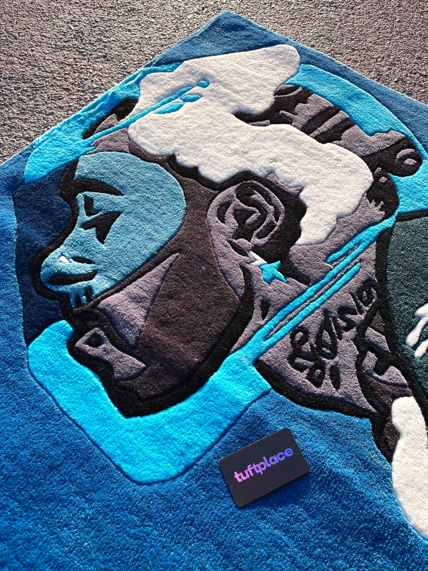 Lewis Hamilton Custom Rug by Tuftplace