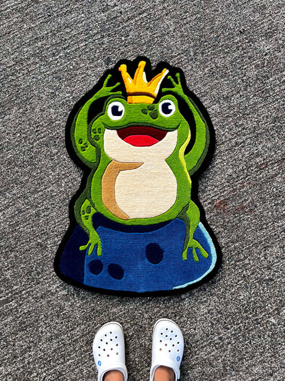 King Frog Custom Rug by Tuftplace