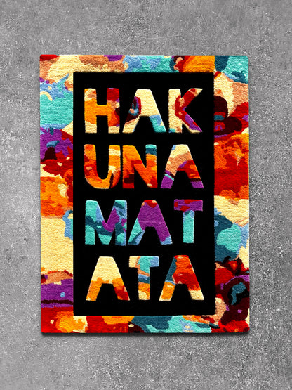 Hakuna Matata Custom Rug by Tuftplace