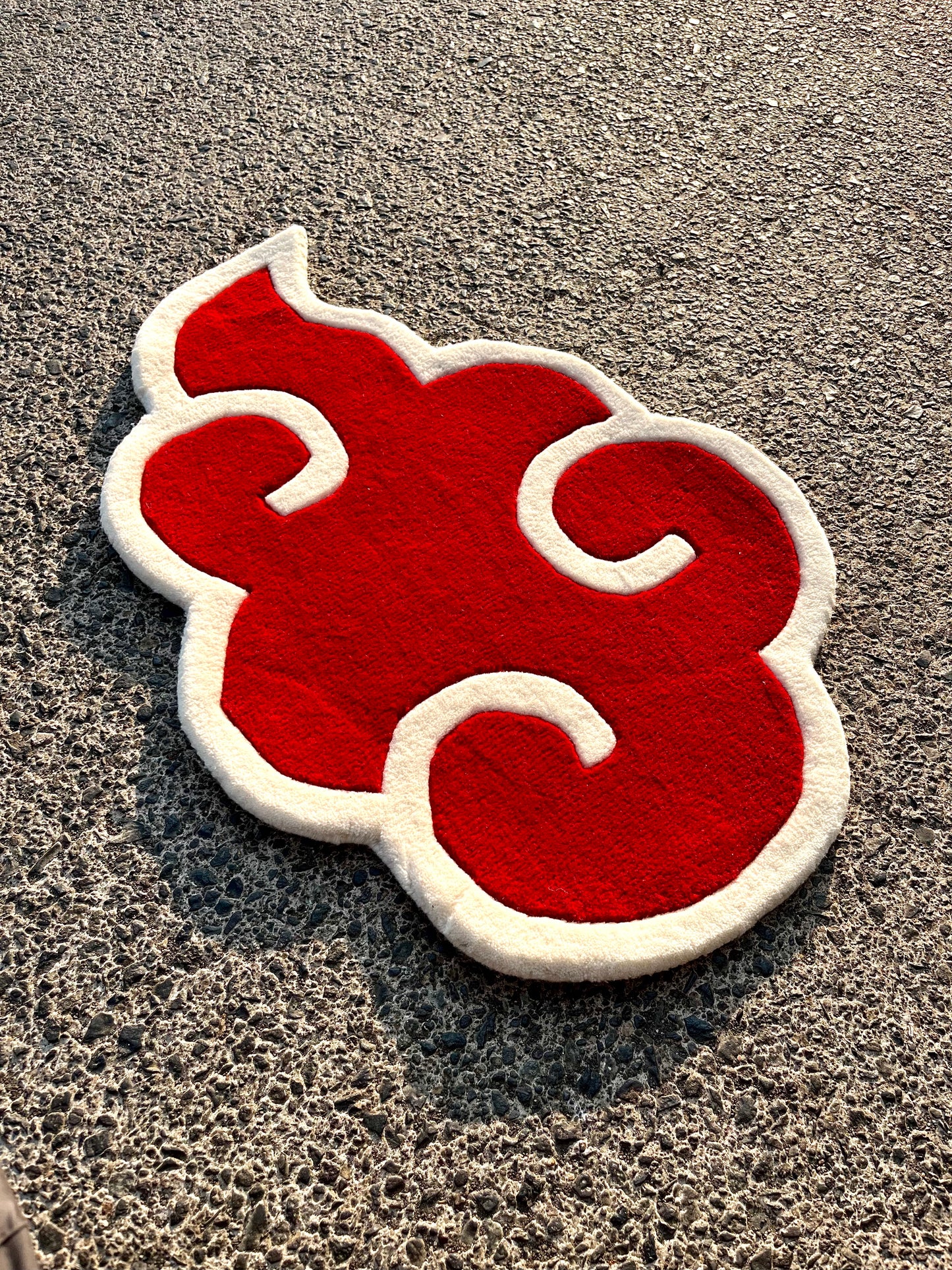 Akatsuki Cloud Custom Rug by Tuftplace