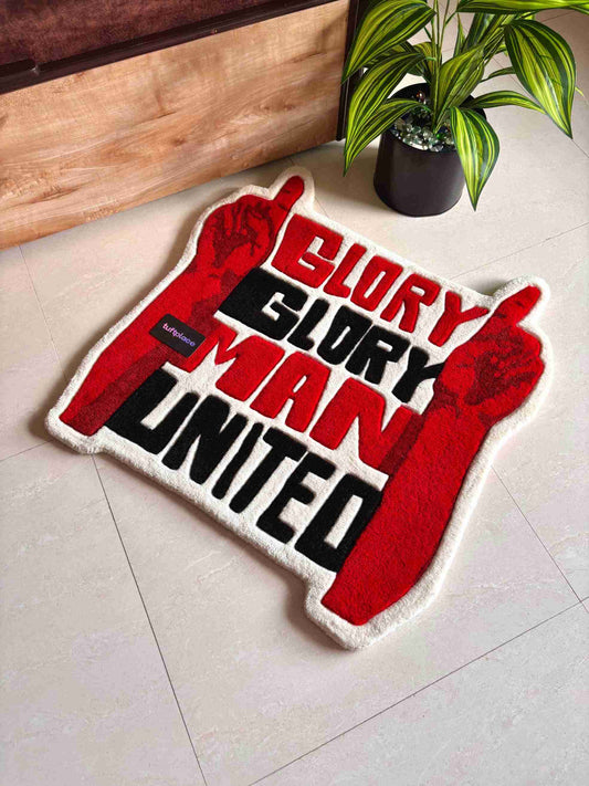 (SALE) Man Utd GGMU Custom Rug by Tuftplace