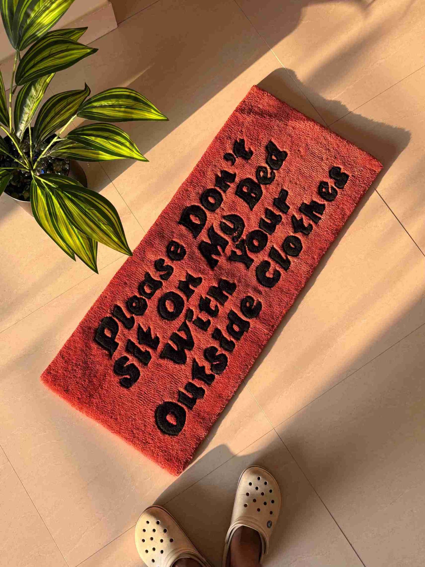 (SALE) Disclaimer Rectangle Custom Rug by Tuftplace