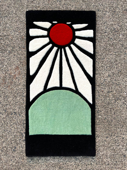 Hanafuda Earring Custom Rug by Tuftplace