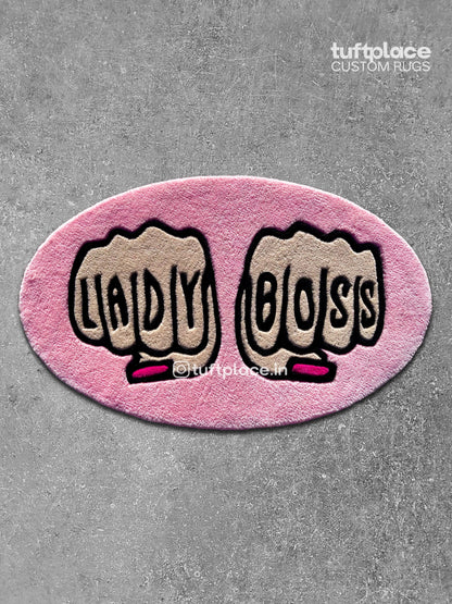 Lady Boss Custom Rug by Tuftplace