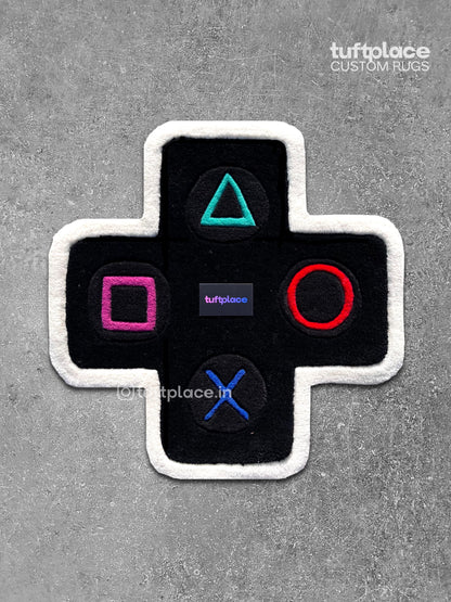 PS Buttons Custom Rug by Tuftplace