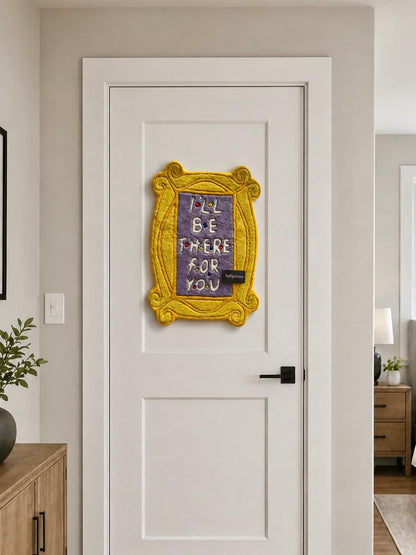 I'll Be There For You Friends Mirror Design Custom Rug by Tuftplace