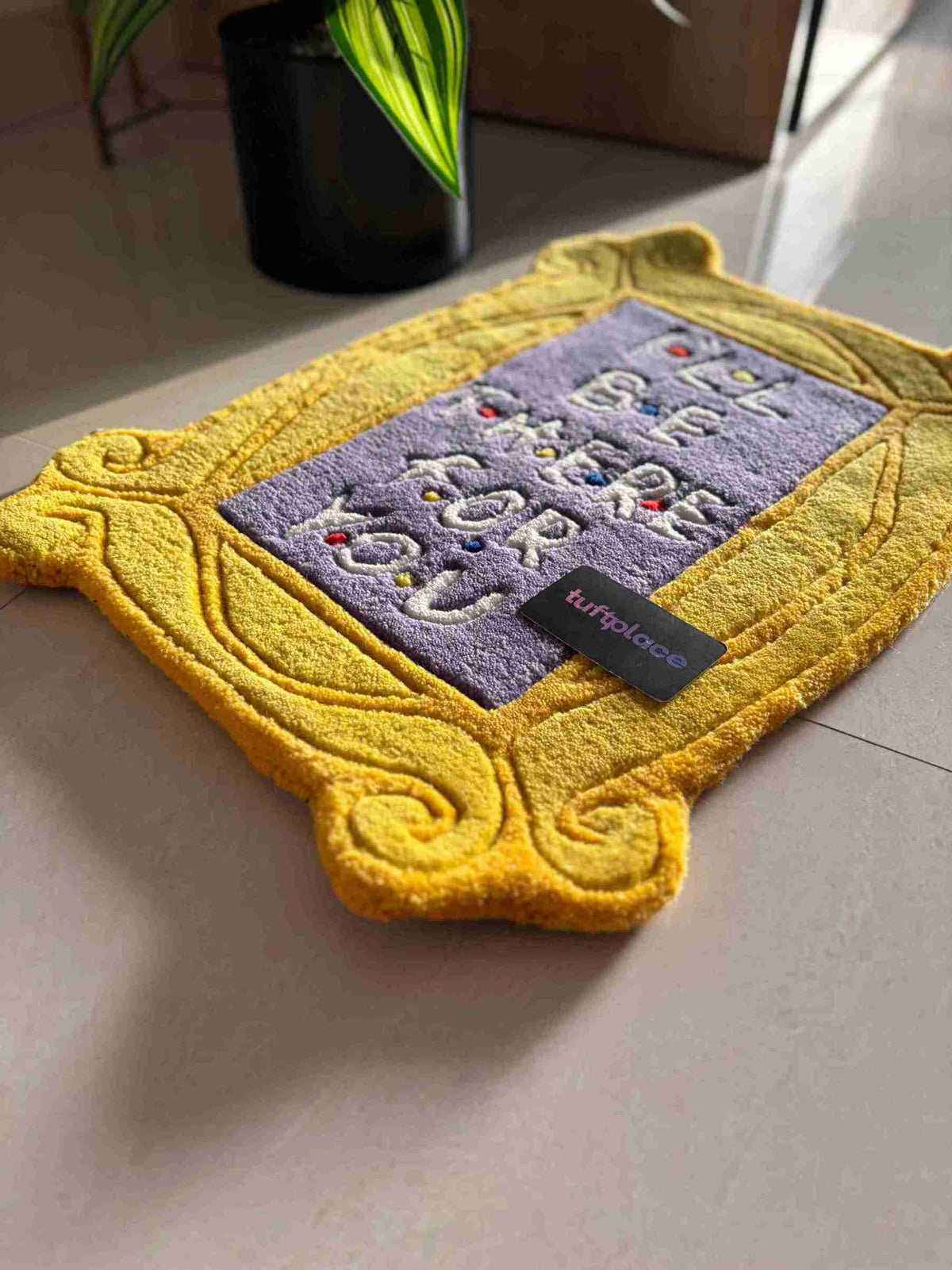 I'll Be There For You Friends Mirror Design Custom Rug by Tuftplace