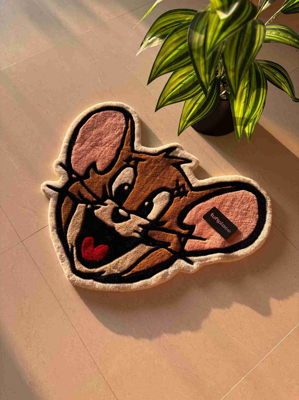Jerry Mouse Cartoon Custom Rug by Tuftplace