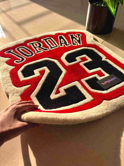 Jordan 23 Custom Rug by Tuftplace