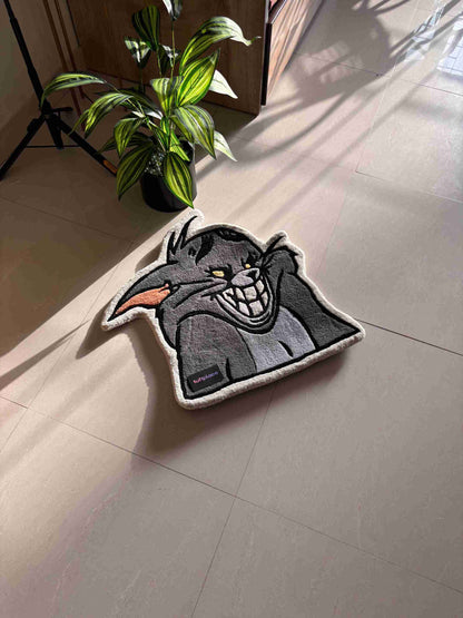 Laughing Tom Cartoon Custom Rug by Tuftplace