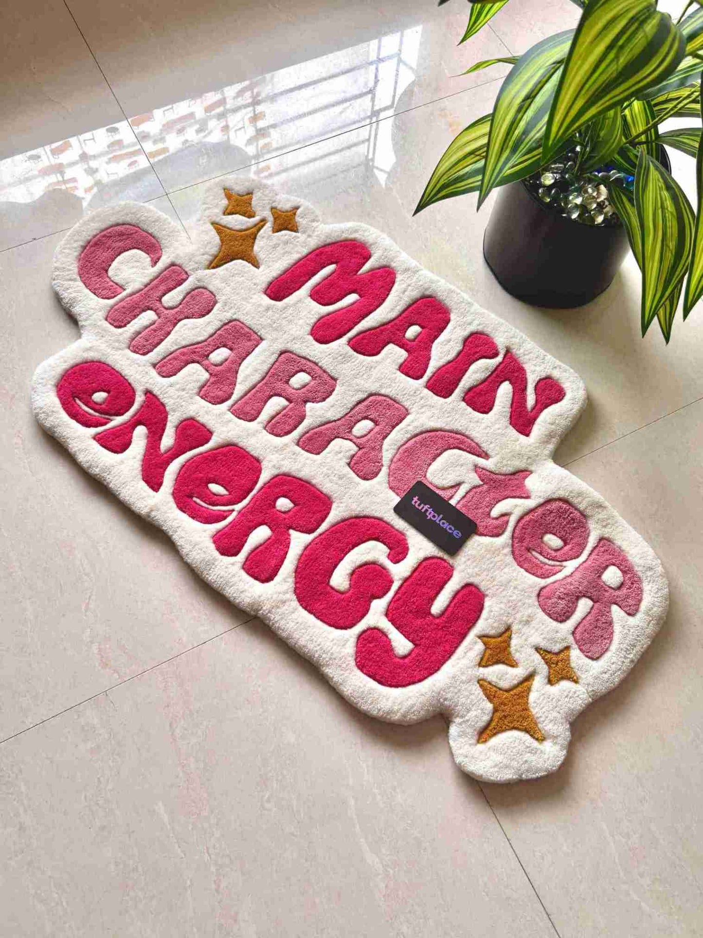 (SALE) Main Character Energy Pink Custom Rug by Tuftplace