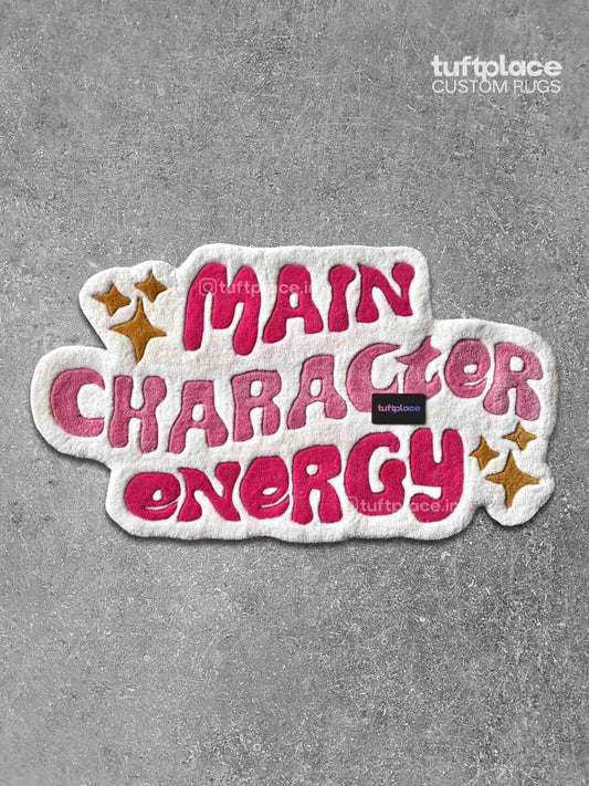 (SALE) Main Character Energy Pink Custom Rug by Tuftplace