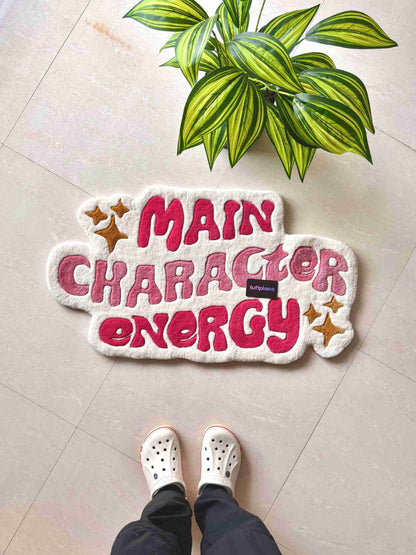 (SALE) Main Character Energy Pink Custom Rug by Tuftplace