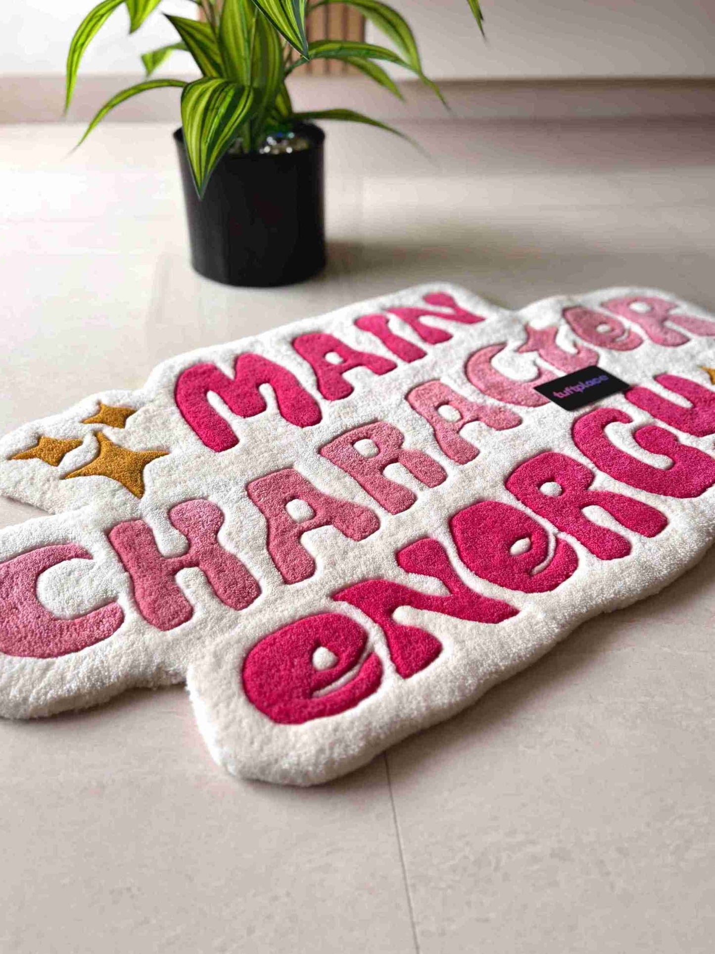 (SALE) Main Character Energy Pink Custom Rug by Tuftplace