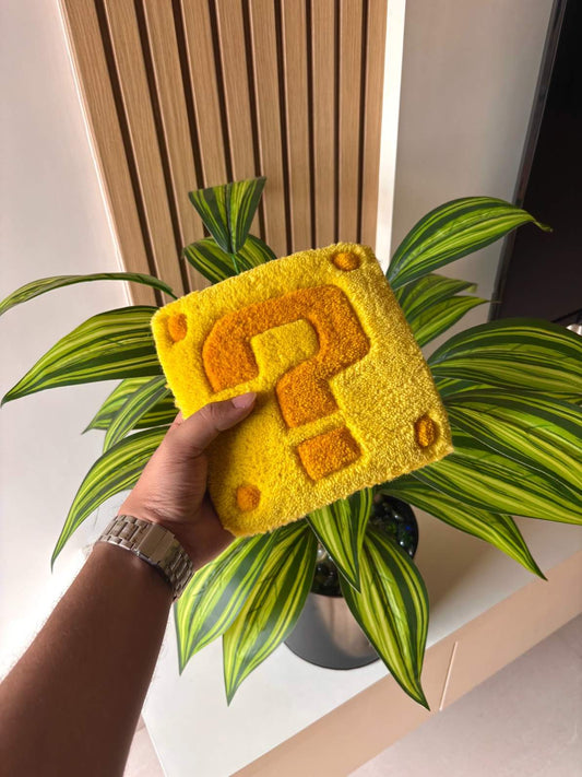 Retro Game Hand Tufted Coaster / Mug Rug / Table Decor