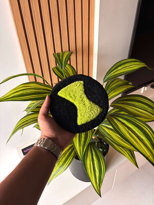 Ben X Hand Tufted Coaster / Mug Rug / Table Decor