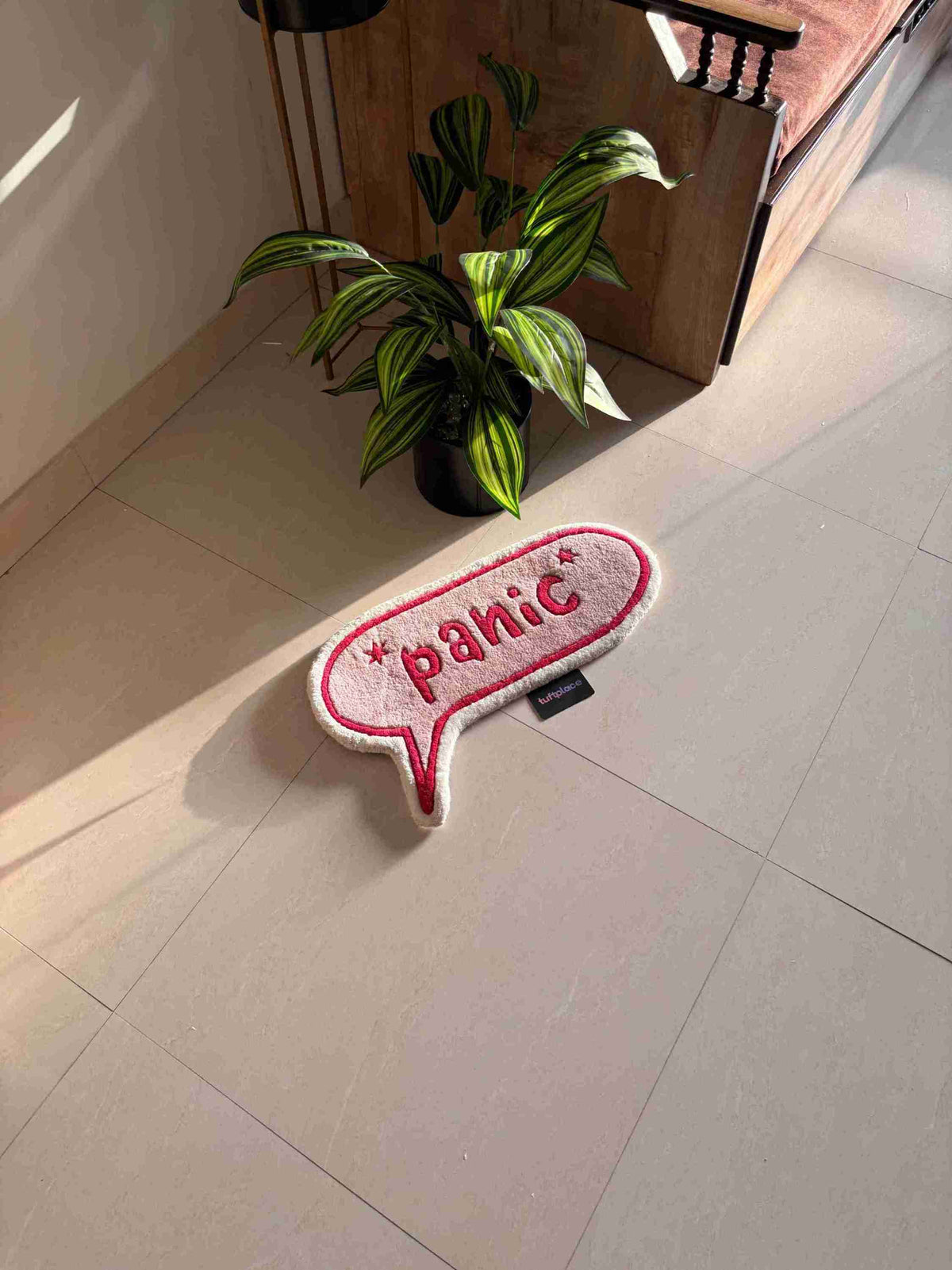 Panic Quirky Custom Rug by Tuftplace