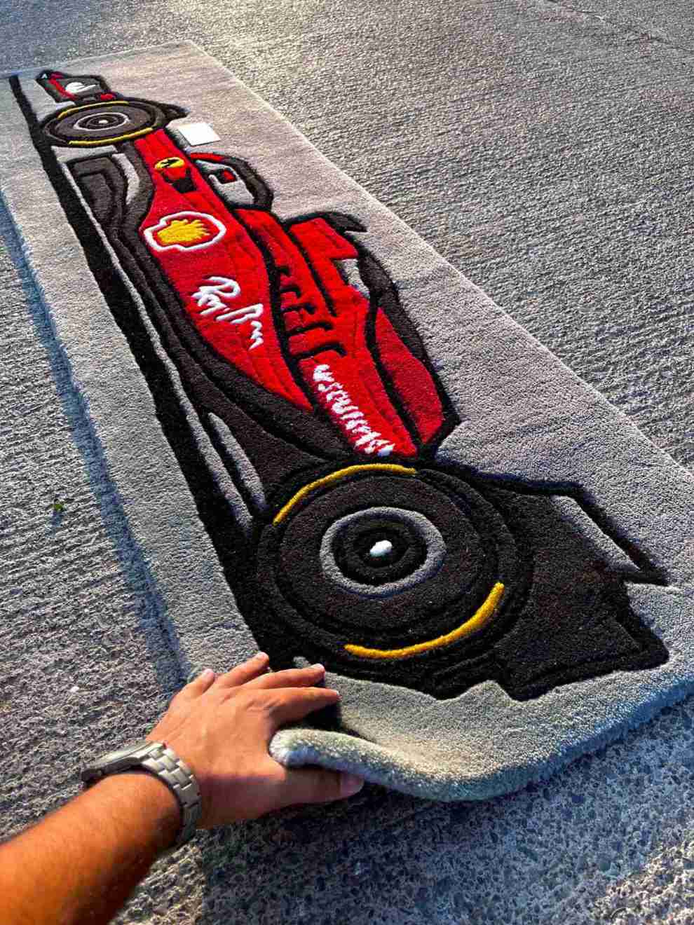 (SALE) Scuderia Custom Rug by Tuftplace
