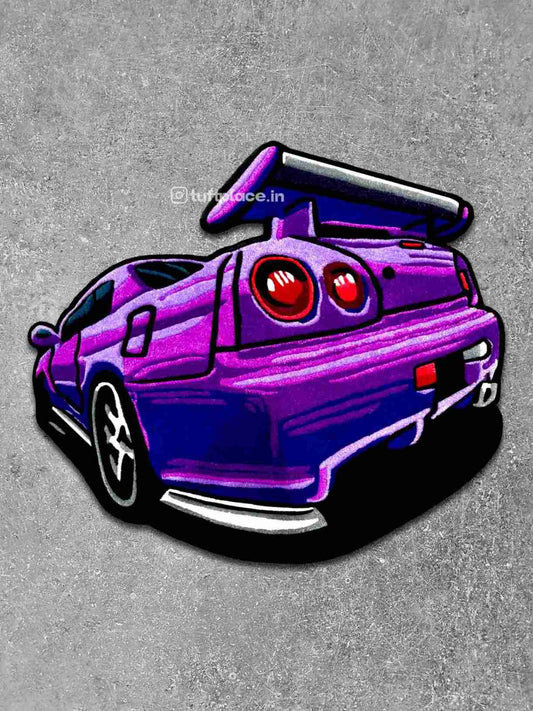 Skyline Car Custom Rug by Tuftplace