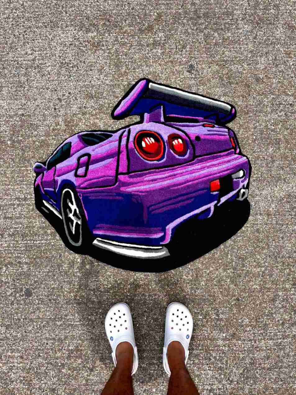 Skyline Car Custom Rug by Tuftplace