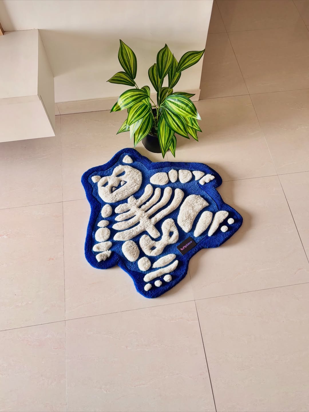 3D Snor relax Skeleton Custom Rug by Tuftplace