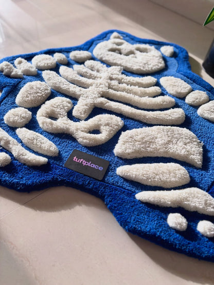 3D Snor relax Skeleton Custom Rug by Tuftplace