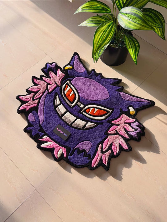 Poke Dengar Ghost Type Custom Rug by Tuftplace