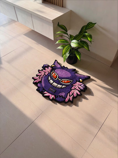 Poke Dengar Ghost Type Custom Rug by Tuftplace