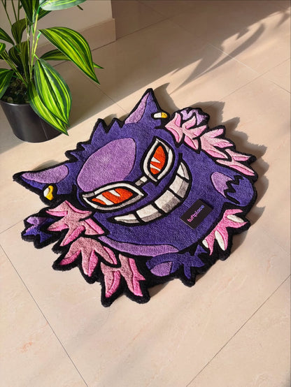 Poke Dengar Ghost Type Custom Rug by Tuftplace